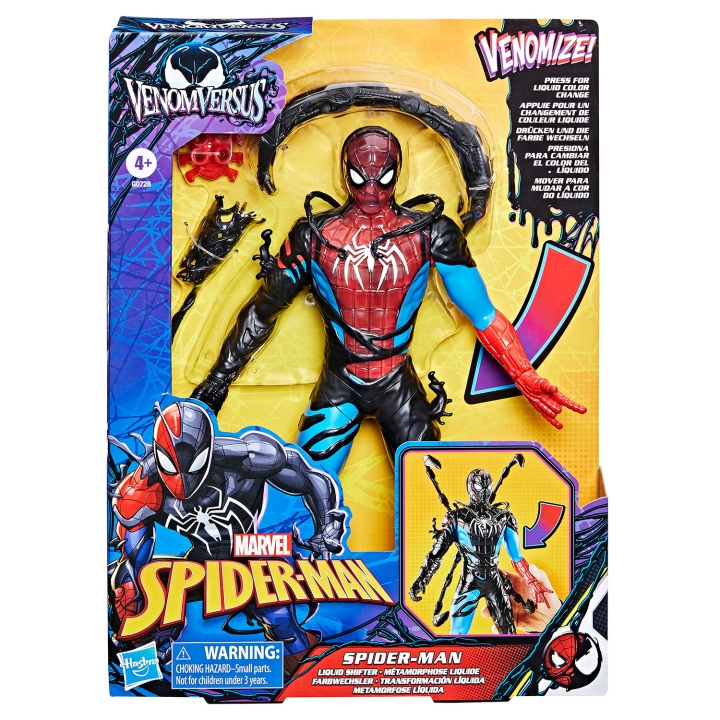 Marvel Spider-Man 11 Inch Venomversus Spider-Man Liquid Shifter in de groep SPEELGOED, KINDER- & BABYPRODUCTEN / Speelgoed / Figuren, Miniaturen & accessoires bij TP E-commerce Nordic AB (D24882)