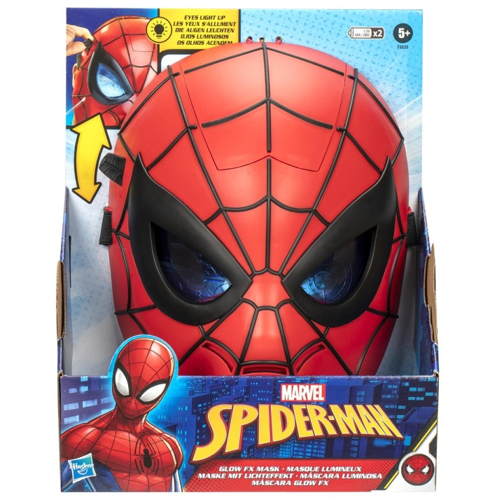 Marvel Spider-Man Glow FX Mask in de groep SPEELGOED, KINDER- & BABYPRODUCTEN / Speelgoed / Gemaskered kostuums bij TP E-commerce Nordic AB (D24885)