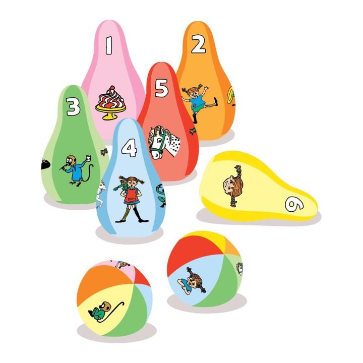 ASTRID LINDGREN Soft Bowling Set in de groep SPEELGOED, KINDER- & BABYPRODUCTEN / Buitenspeelgoed / Sport & Spel bij TP E-commerce Nordic AB (D24894)