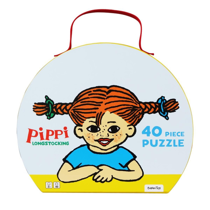 ASTRID LINDGREN Suitcase With 40 Pcs Puzzle in de groep SPEELGOED, KINDER- & BABYPRODUCTEN / Speelgoed / Kinderpuzzel bij TP E-commerce Nordic AB (D24898)