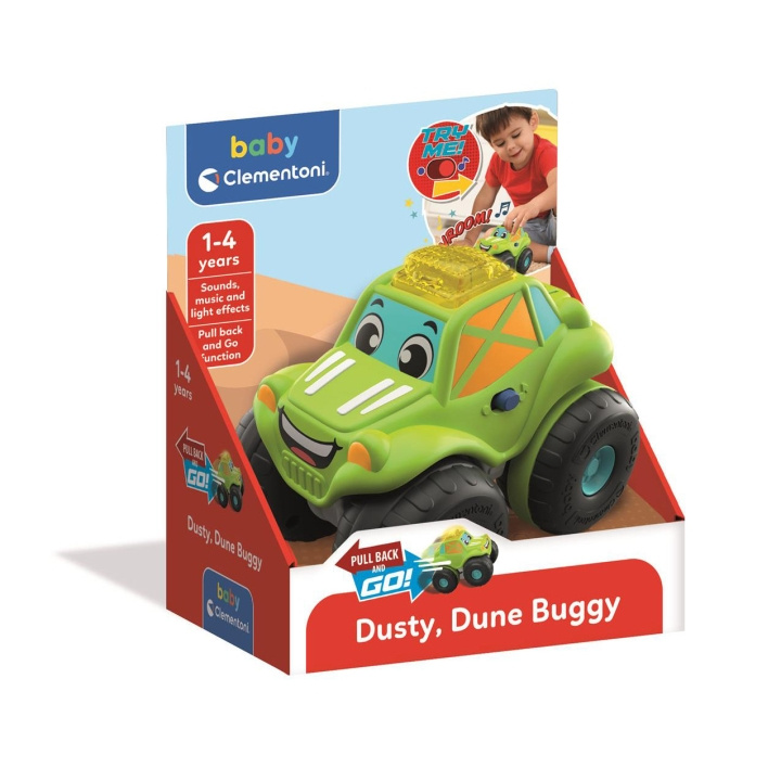 Clementoni Stunt Wheels Pullback Car Dune Buggy in de groep SPEELGOED, KINDER- & BABYPRODUCTEN / Speelgoed / Speelgoedauto\'s bij TP E-commerce Nordic AB (D24903)