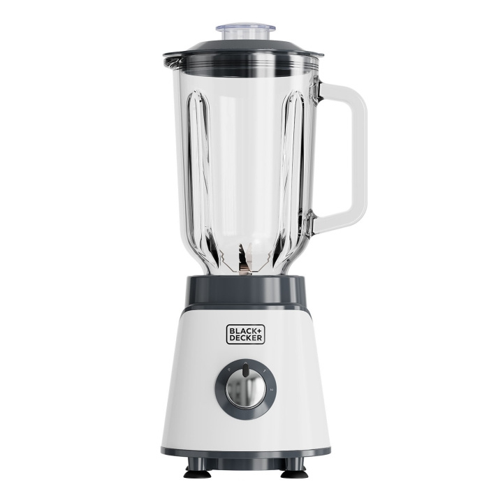 BLACK+DECKER Blender Jar Blender 1000W Vit in de groep HUISHOUDEN & TUIN / Huishoudelijke apparaten / Keukentools & -apparatuur / Mixers & Blenders bij TP E-commerce Nordic AB (D24910)