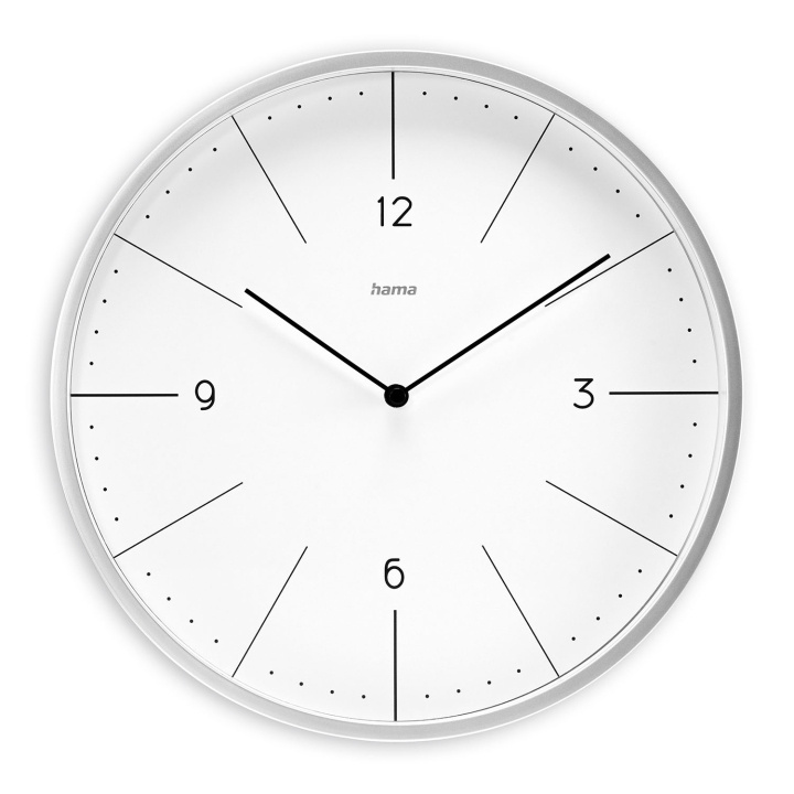 Hama Väggklocka Sardinia Grå Diameter 30 Cm in de groep HUISHOUDEN & TUIN / Horloges & Tellers / Wandklokken bij TP E-commerce Nordic AB (D24946)