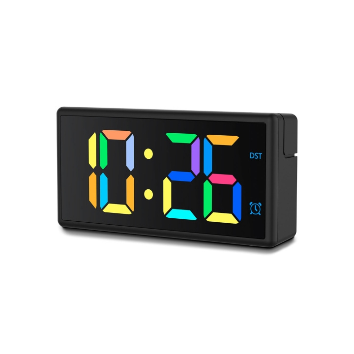 Hama Digital Väckarklocka Ibiza Flerfärgad Display Svart in de groep HUISHOUDEN & TUIN / Horloges & Tellers / Wandklokken bij TP E-commerce Nordic AB (D24950)