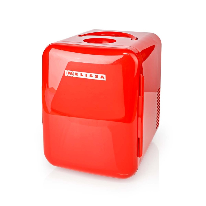 MELISSA Draagbare minikoelkast | 6 blikjes / 4 l inhoud | 100-240 V / 12 V | Verwarmings-/koelfunctie | Draaggreep | Rood in de groep HUISHOUDEN & TUIN / Huishoudelijke apparaten / Overige Huishoudelijke Apparaten bij TP E-commerce Nordic AB (D24974)
