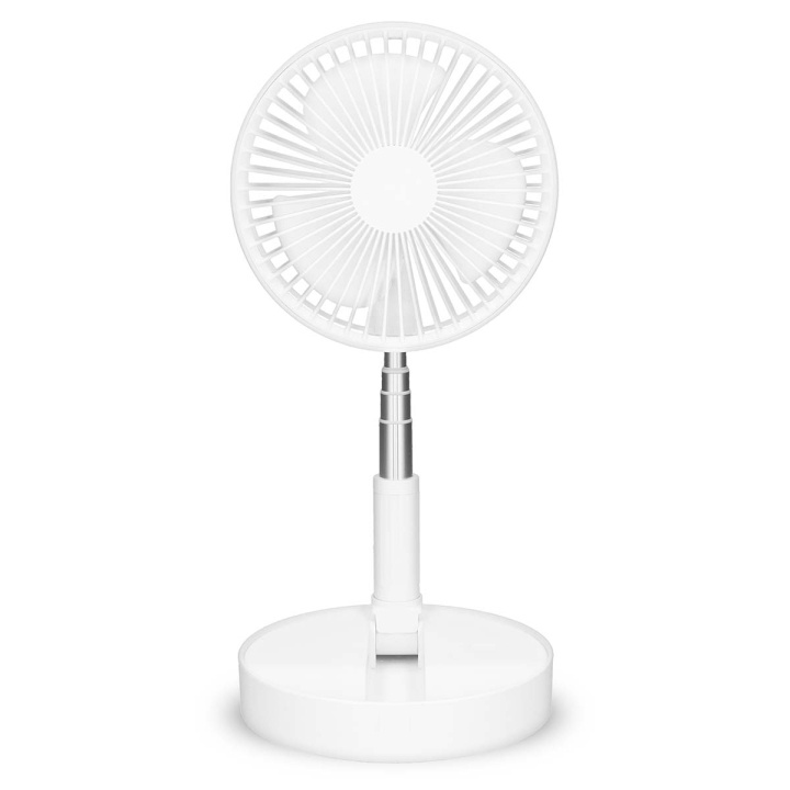 Trebs Draagbare flexibele tafel- en voetventilator van 20 cm met Li-ion batterij Wit in de groep HUISHOUDEN & TUIN / Ventilatoren & Klimaatproducten / Tafelventilatoren bij TP E-commerce Nordic AB (D24987)