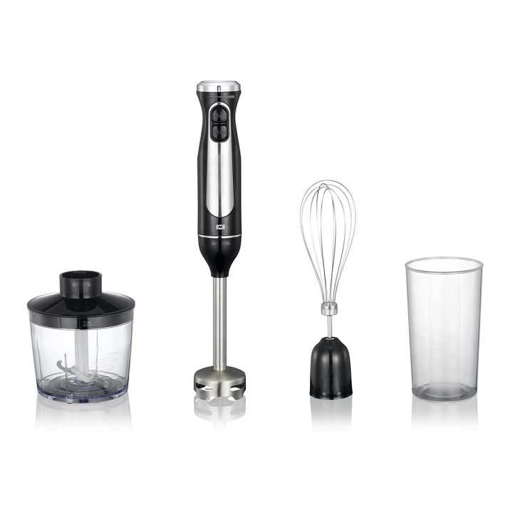 MELISSA Staafmixer met hakmolen gardebeker 600W Zwart / Roestvrij Staal in de groep HUISHOUDEN & TUIN / Huishoudelijke apparaten / Keukentools & -apparatuur / Staafmixers bij TP E-commerce Nordic AB (D25002)