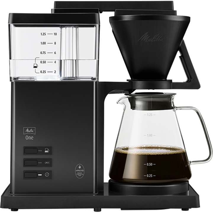 Melitta Kaffebryggare Melitta ONE Pure Black in de groep HUISHOUDEN & TUIN / Huishoudelijke apparaten / Koffiezetapparaten en accessoires / Koffiezetapparaten bij TP E-commerce Nordic AB (D25018)