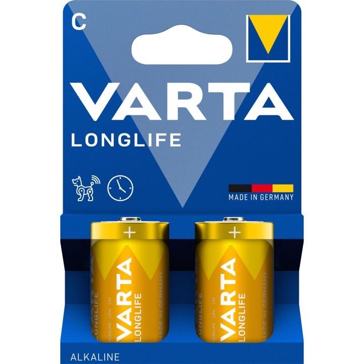 Varta Longlife C / LR14 Batteri 2-pack in de groep HOME ELECTRONICS / Batterijen & Opladers / Batterijen / Overigen bij TP E-commerce Nordic AB (D25023)