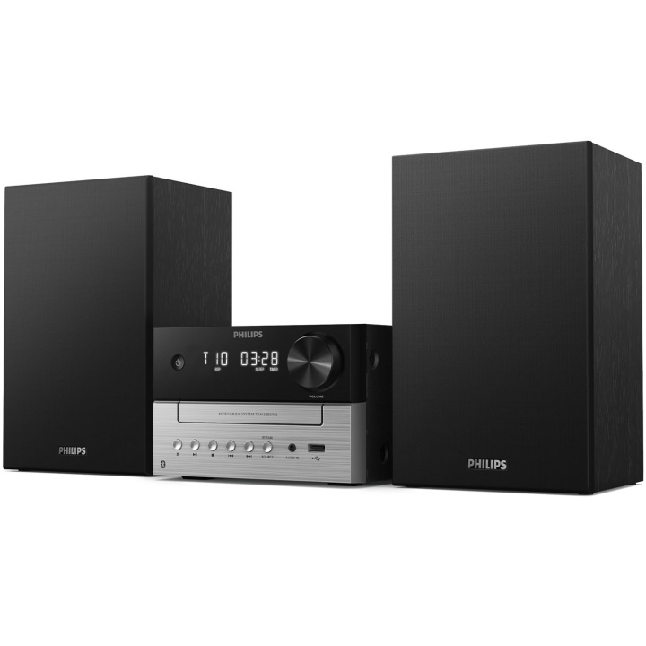 Philips Musik-anläggning Radio CD USB Bluetooth TAM3505MKII/12 Svart/Silver in de groep HOME ELECTRONICS / Audio & Beeld / Thuisbioscoop, Hifi en Draagbaar / Radio & Wekkers / Draadloze audiozender bij TP E-commerce Nordic AB (D25028)