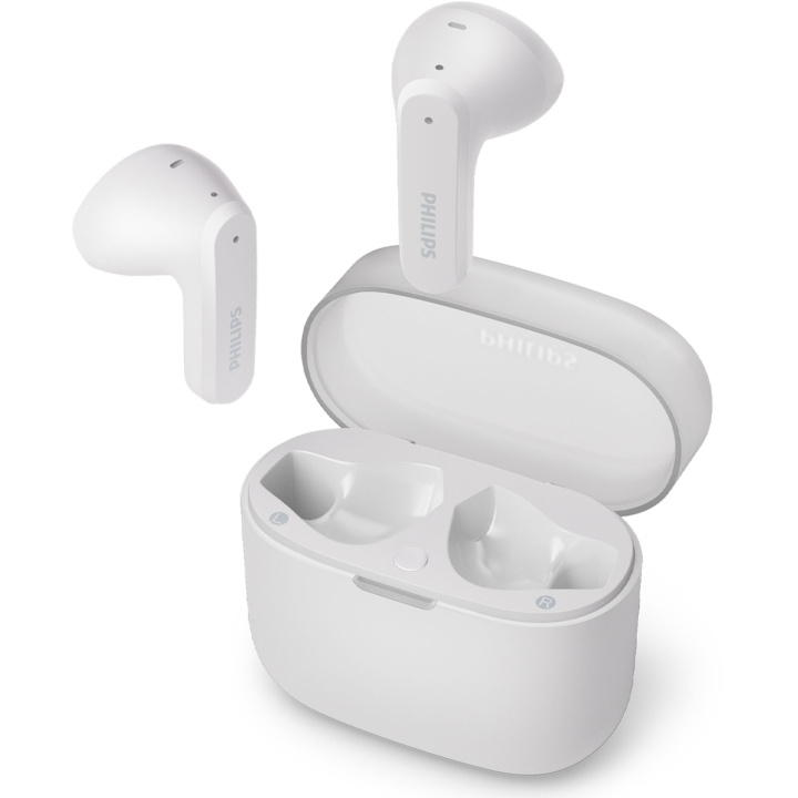 Philips Hörlurar In-Ear TWS Dynamisk bas Vit in de groep HOME ELECTRONICS / Audio & Beeld / Koptelefoon & Accessoires / Koptelefoon bij TP E-commerce Nordic AB (D25031)