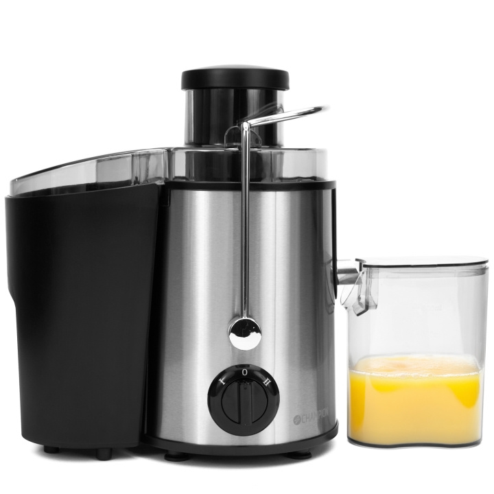 Champion Råsaftcentrifug 0,5L 600W RS400 Rostfri/Svart in de groep HUISHOUDEN & TUIN / Huishoudelijke apparaten / Water & Sap / Sappersen bij TP E-commerce Nordic AB (D25033)