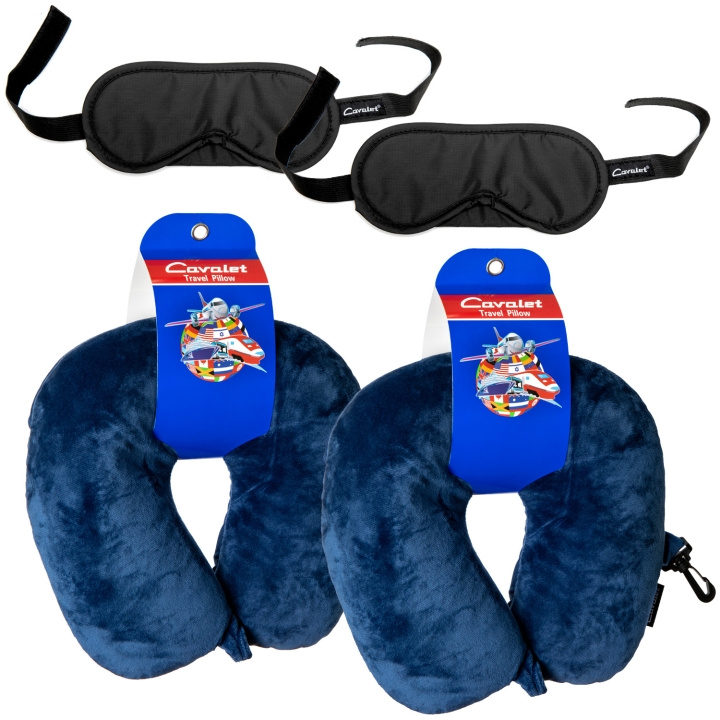 Cavalet Resekit 2 (2st Sovmasker, 2st Nackkuddar) in de groep SPORT, VRIJE TIJD & HOBBY / Reisaccessoires / Overige bij TP E-commerce Nordic AB (D25035)