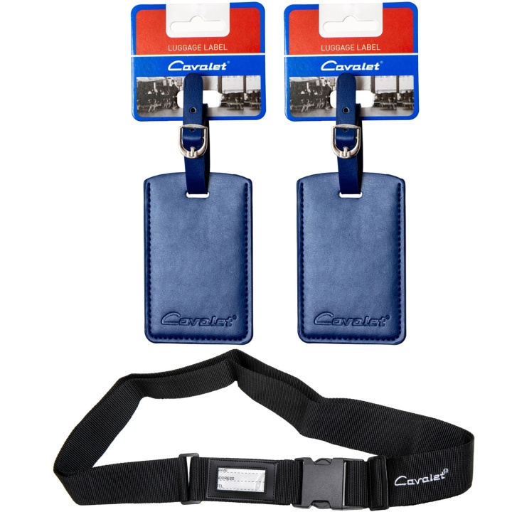 Cavalet Resekit 9 (Bagagerem, 2st Bagagetag Blå) in de groep SPORT, VRIJE TIJD & HOBBY / Reisaccessoires / Overige bij TP E-commerce Nordic AB (D25042)
