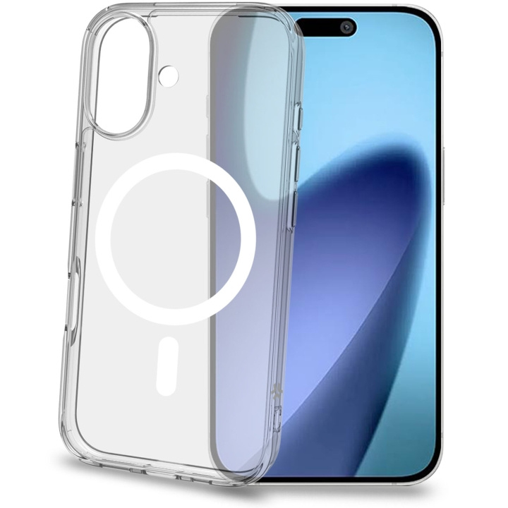 Celly Gelskinmag TPU Cover MagSafe-kompatibelt iPhone 17 Transparent in de groep SMARTPHONE & TABLETS / Mobielbescherming / Apple / iPhone 17 bij TP E-commerce Nordic AB (D25057)