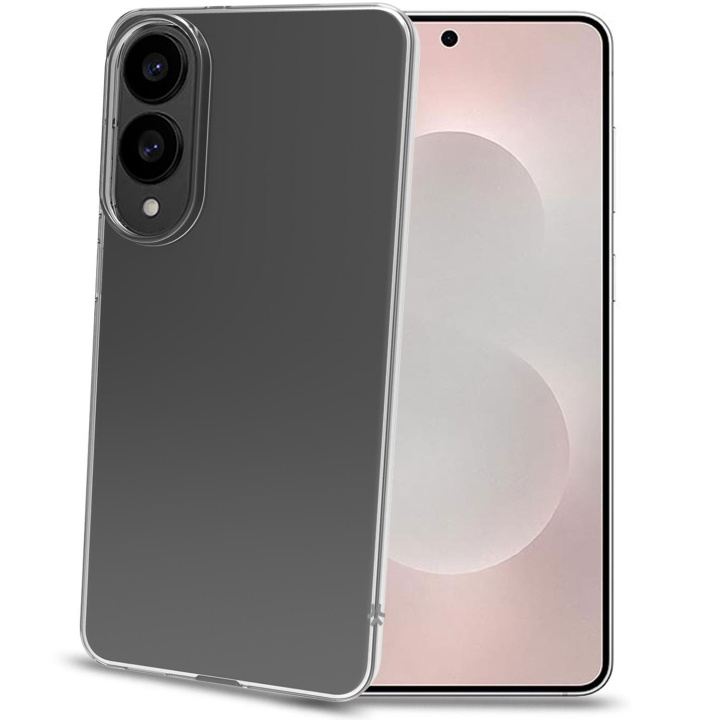 Celly Gelskin TPU Cover Galaxy S25 FE Transparent in de groep SMARTPHONE & TABLETS / Mobielbescherming / Samsung bij TP E-commerce Nordic AB (D25092)