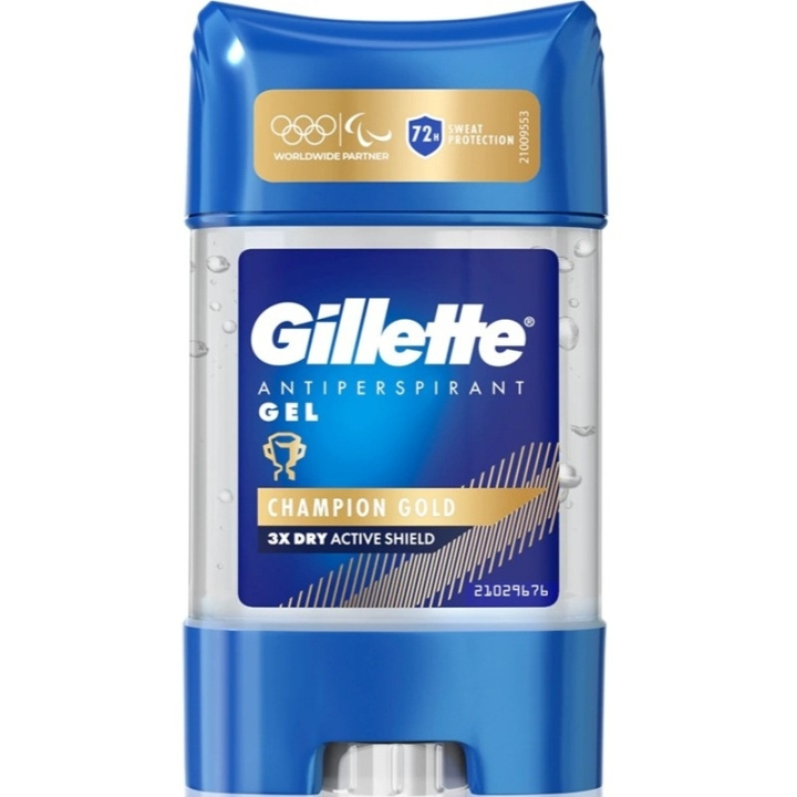 Gillette Champion Gold Men Antiperspirant Gel 70ml in de groep BEAUTY & HEALTH / Geuren & Parfum / Deodorant / Deodorant voor vrouwen bij TP E-commerce Nordic AB (D25159)