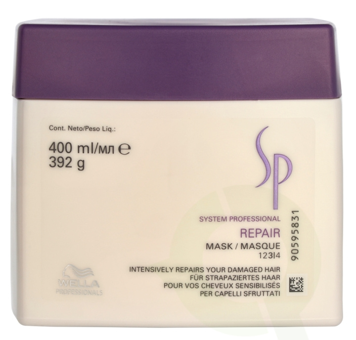 Wella SP - Repair Mask 400 ml For Damaged Hair in de groep BEAUTY & HEALTH / Haar & Styling / Haarverzorging / Haarmasker bij TP E-commerce Nordic AB (D25235)