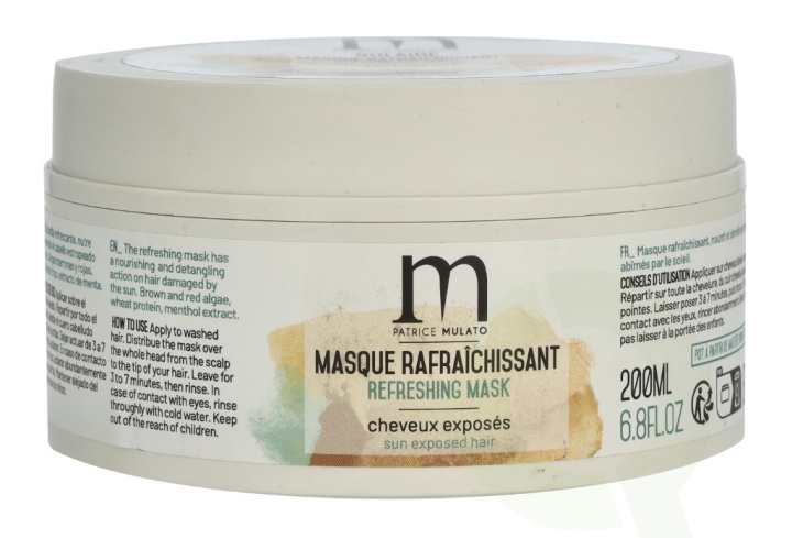 Patrice Mulato P. Mulato Refreshing Mask 200 ml Sun Exposed hair in de groep BEAUTY & HEALTH / Haar & Styling / Haarverzorging / Haarmasker bij TP E-commerce Nordic AB (D25273)