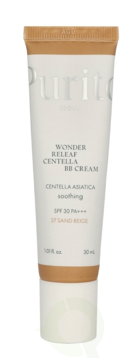 Purito Seoul Wonder Releaf Centella BB Cream SPF30 PA+++ 30 ml #27 Sand Beige in de groep BEAUTY & HEALTH / Huidsverzorging / Zonnebank / Zonnebescherming bij TP E-commerce Nordic AB (D25307)