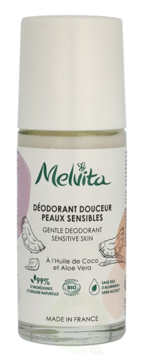 Melvita Les Essentiels Deodorant Roll-On 50 ml For Sensitive Skin in de groep BEAUTY & HEALTH / Geuren & Parfum / Deodorant / Deodorant voor mannen bij TP E-commerce Nordic AB (D25319)