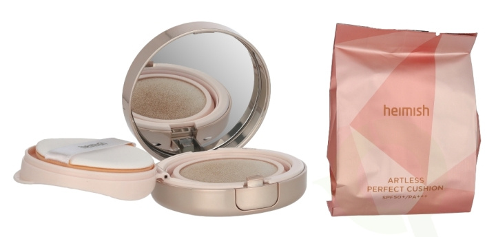 Heimish Artless Perfect Cushion SPF50+ PA+++ 26 g No.23 Natural Beige - 2 x 13 gr in de groep BEAUTY & HEALTH / Huidsverzorging / Zonnebank / Zonnebescherming bij TP E-commerce Nordic AB (D25333)