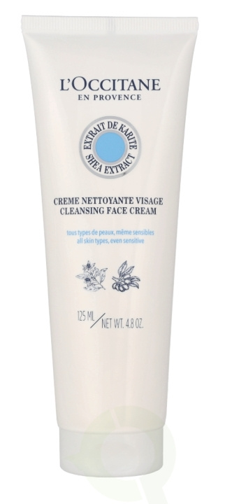 L\'Occitane Shea Cleansing Face Cream 125 ml All Skin Types, Even Sensitive in de groep BEAUTY & HEALTH / Huidsverzorging / Gezicht / Huidserum bij TP E-commerce Nordic AB (D25385)