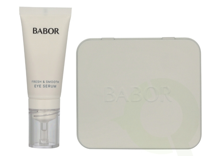 Babor Instant Fresh & Smooth Set 15 ml Instant Fresh & Smooth Eye Serum 15 ml / Eye Patches 2 pieces in de groep BEAUTY & HEALTH / Huidsverzorging / Gezicht / Dagcrème bij TP E-commerce Nordic AB (D25431)