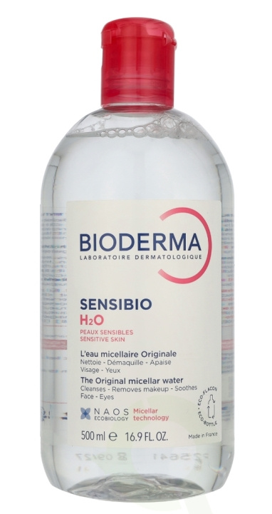 Bioderma Sensibio H2O Micellar Water 500 ml Face, Eyes, For Sensitive Skin in de groep BEAUTY & HEALTH / Makeup / Make-up verwijderen bij TP E-commerce Nordic AB (D25445)