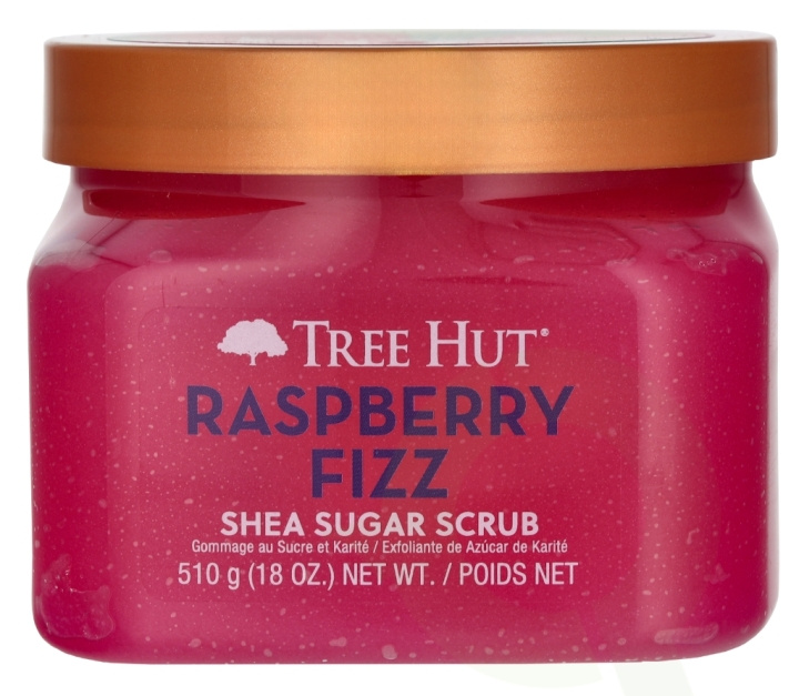 Tree Hut Raspberry Fizz Shea Sugar Scrub 510 g in de groep BEAUTY & HEALTH / Huidsverzorging / Gezicht / Schoonmaak bij TP E-commerce Nordic AB (D25453)