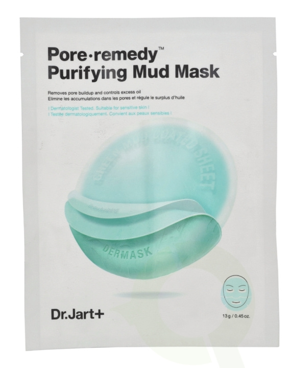 Dr. Jart + Dermask Pore·Remedy Purifying Mud Mask 13 g in de groep BEAUTY & HEALTH / Huidsverzorging / Gezicht / Maskers bij TP E-commerce Nordic AB (D25482)