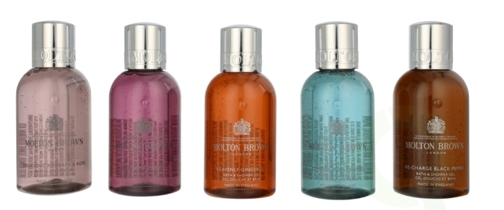 Molton Brown Travel Body Care Set 500 ml 5 x 100 ml in de groep BEAUTY & HEALTH / Huidsverzorging / Lichaamsverzorging / Body lotion bij TP E-commerce Nordic AB (D25516)