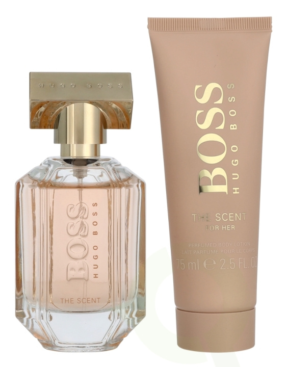 Hugo Boss The Scent For Her Giftset 125 ml Edp Spray 50ml/Body Lotion 75ml in de groep BEAUTY & HEALTH / Geuren & Parfum / Parfum / Parfum voor haar bij TP E-commerce Nordic AB (D25566)
