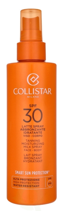 Collistar Tanning Moisturizing Milk Spray Face-Body SPF30 200 ml in de groep BEAUTY & HEALTH / Huidsverzorging / Zonnebank / Zonnebescherming bij TP E-commerce Nordic AB (D25588)