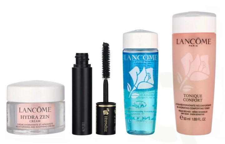 Lancome Hydra Zen Must-Haves Set 97 ml Tonique 15ml/Make-Up Remover 30ml/Cream SPF15 15ml/Mascara Black 2ml in de groep BEAUTY & HEALTH / Cadeausets / Cadeausets voor haar bij TP E-commerce Nordic AB (D25634)