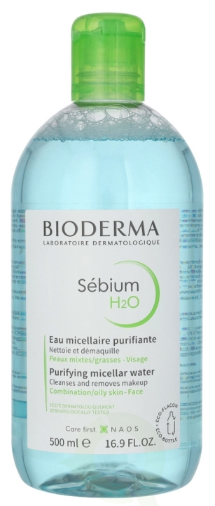Bioderma Sebium H2O Micellar Water 500 ml in de groep BEAUTY & HEALTH / Makeup / Make-up verwijderen bij TP E-commerce Nordic AB (D25639)