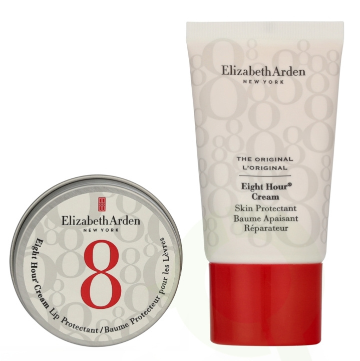 Elizabeth Arden E.Arden 8 Hour Cream Heroes Set 28 ml Lip Protectant 13 ml/Skin Protectant 15 ml in de groep BEAUTY & HEALTH / Huidsverzorging / Gezicht / Dagcrème bij TP E-commerce Nordic AB (D25685)