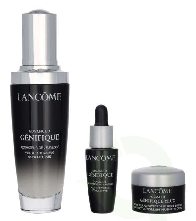 Lancome Advanced Genifique Set 65 ml Serum 50ml/Serum 10ml/Eye Cream 5ml in de groep BEAUTY & HEALTH / Huidsverzorging / Gezicht / Huidserum bij TP E-commerce Nordic AB (D25702)