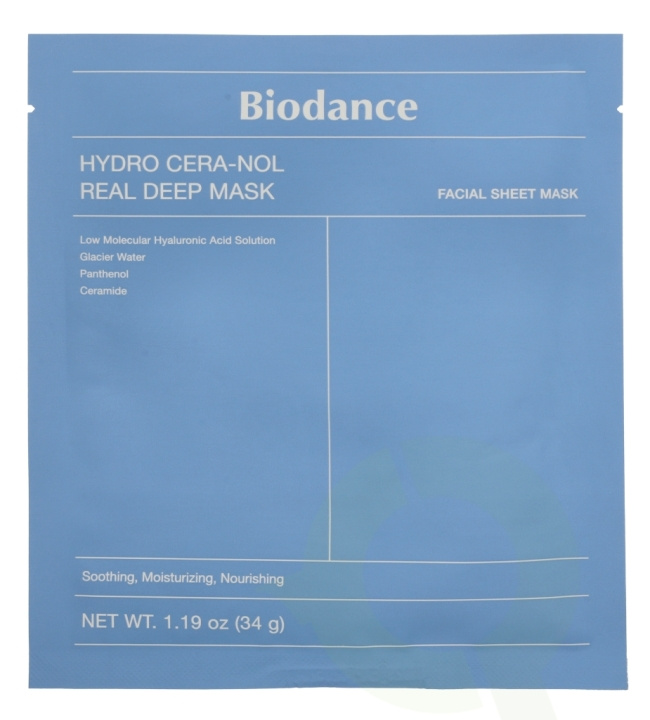 Biodance Hydro Cera-Nol Real Deep Mask 34 g 4 Pieces in de groep BEAUTY & HEALTH / Huidsverzorging / Gezicht / Maskers bij TP E-commerce Nordic AB (D25707)