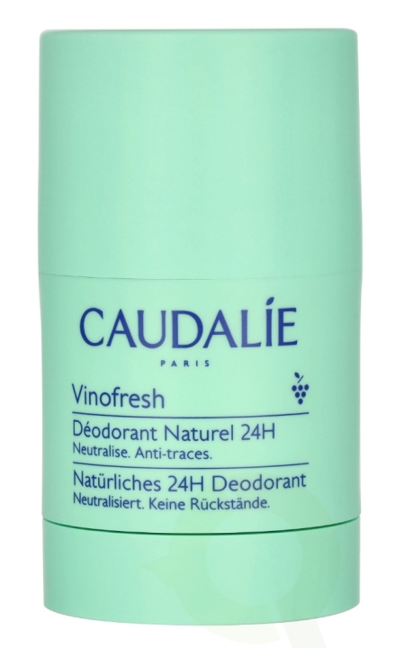 Caudalie Vinofresh Natural Stick Deodorant 50 g 24H in de groep BEAUTY & HEALTH / Geuren & Parfum / Deodorant / Deodorant voor vrouwen bij TP E-commerce Nordic AB (D25723)