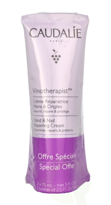 Caudalie Hand & Nail Cream Duo Set - Vinotherapist 150 ml 2x75ml in de groep BEAUTY & HEALTH / Manicure/pedicure / Handcrèmes bij TP E-commerce Nordic AB (D25730)
