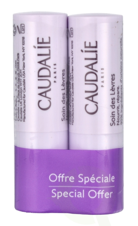 Caudalie Vinotherapist Lip Conditioner Duo 9 g 2x4,5gr in de groep BEAUTY & HEALTH / Makeup / Lippen / Lippenbalsem bij TP E-commerce Nordic AB (D25731)