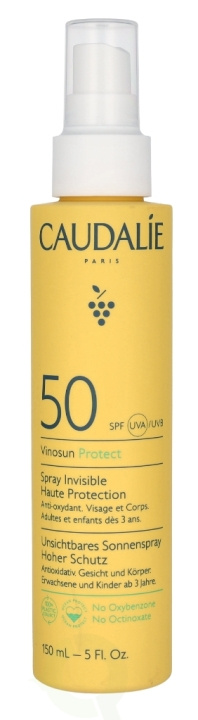Caudalie Vinosun Protect Invisible High Protect. Spray SPF50 150 ml in de groep BEAUTY & HEALTH / Huidsverzorging / Zonnebank / Zonnebescherming bij TP E-commerce Nordic AB (D25734)