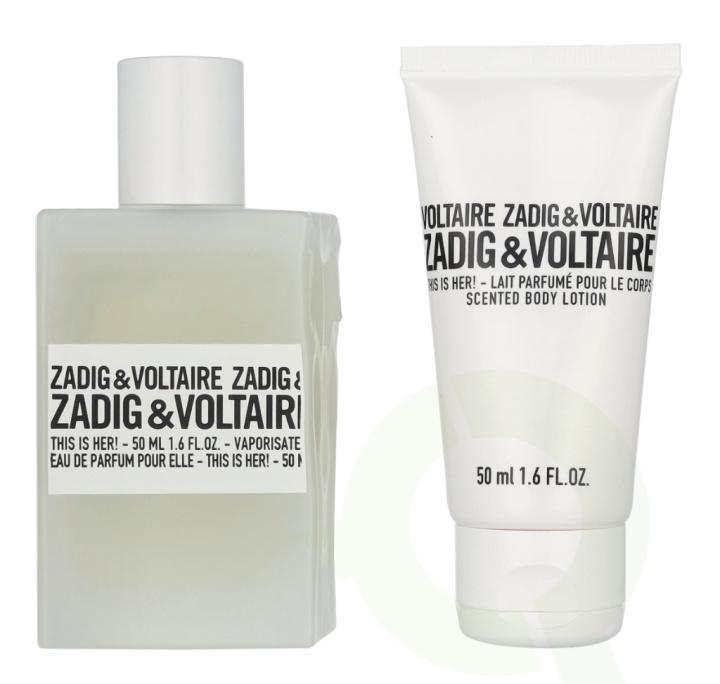 Zadig & Voltaire This Is Her! Giftset 100 ml Edp Spray 50ml/Body Lotion 50ml in de groep BEAUTY & HEALTH / Geuren & Parfum / Parfum / Parfumdoosjes bij TP E-commerce Nordic AB (D25747)