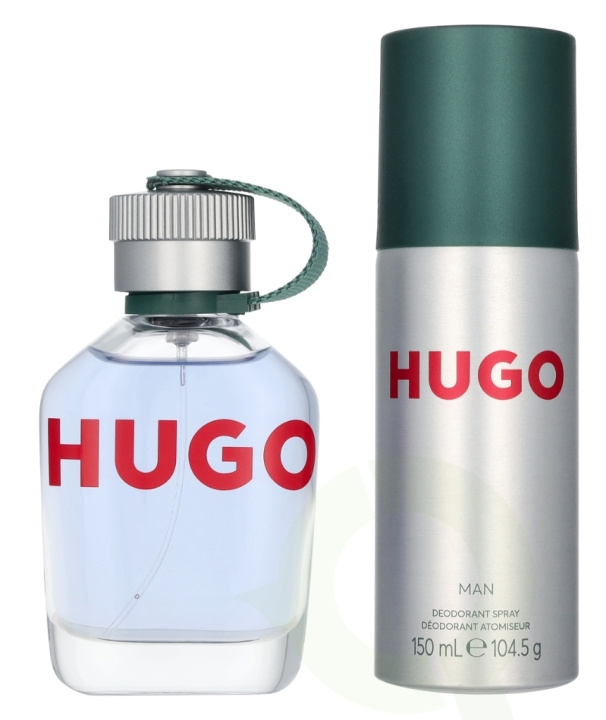 Hugo Boss Hugo Man Giftset 225 ml Edt Spray 75ml/Deodorant Spray 150ml in de groep BEAUTY & HEALTH / Geuren & Parfum / Parfum / Parfumdoosjes bij TP E-commerce Nordic AB (D25750)