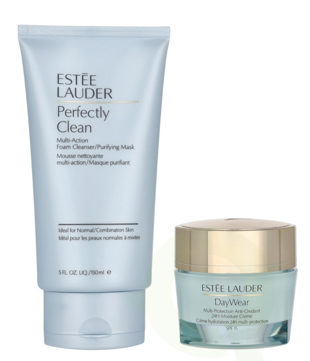 Estee Lauder DayWear Spring Set 200 ml DayWear Multi-Protection Anti-Oxidant 24H-Moisture Creme SPF15 50ml/Perfectly Clean Multi-Action Foam Cleanser/Moisture Mask 150ml in de groep BEAUTY & HEALTH / Huidsverzorging / Gezicht / Dagcrème bij TP E-commerce Nordic AB (D25779)