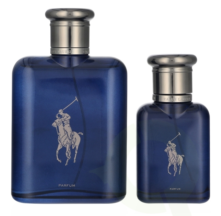 Ralph Lauren Men\'s Polo Blue Parfum Giftset 165 ml Edp Spray 125ml/Edp Spray 40ml in de groep BEAUTY & HEALTH / Geuren & Parfum / Parfum / Parfum voor hem bij TP E-commerce Nordic AB (D25785)