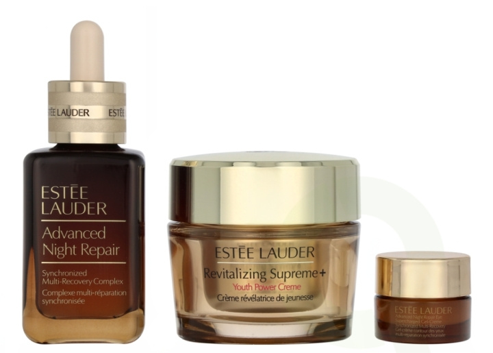 Estee Lauder Mixed Lines Face Care Set 105 ml Advanced Night Repair 50ml/Revitalizing Supreme + 50ml /Advanced Night Repair Eye 5ml in de groep BEAUTY & HEALTH / Huidsverzorging / Gezicht bij TP E-commerce Nordic AB (D25883)