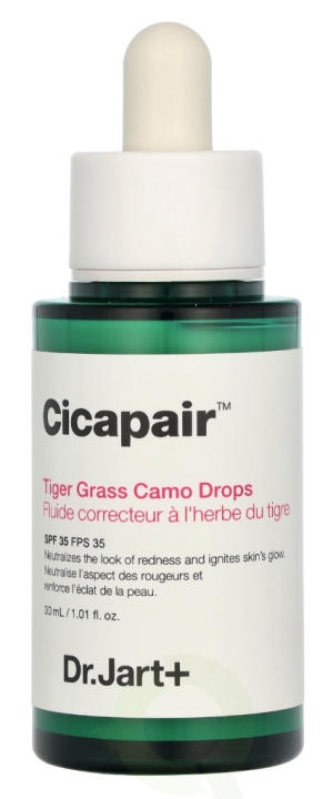 Dr. Jart + Cicapair Tiger Grass Camo Drops SPF35 30 ml in de groep BEAUTY & HEALTH / Huidsverzorging / Gezicht / Huidserum bij TP E-commerce Nordic AB (D26025)
