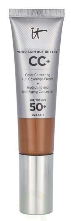 IT Cosmetics CC+ Color Corr. Full Coverage Cream SPF50 32 ml Rich Honey in de groep BEAUTY & HEALTH / Makeup / Make-up gezicht / Foundation bij TP E-commerce Nordic AB (D26042)